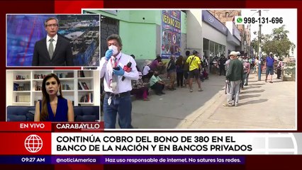 Video herunterladen: Primera Edición: Continúa cobro del bono de 380 soles en el Banco de la Nación y bancos privados