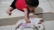 Heartwarming brotherly love between medically challenged boy and his dog in Ecuador while quarantined