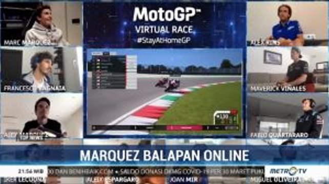 Saat Marc Márquez Balapan <i>Online</i>