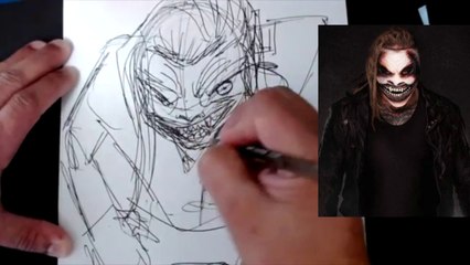 5 Minute Drawing Challenge - Bray Wyatt - The Fiend (Requested)