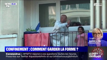 Confinement: Tous ensemble pour faire du sport depuis son balcon