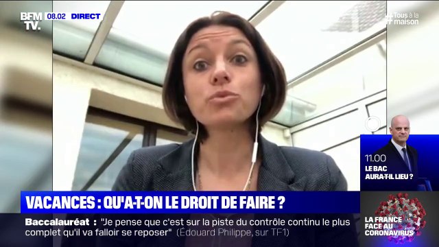 La porte-parole du ministère de l'Intérieur rappelle qu'il n'y a pas de vacances en confinement
