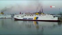 160 Türk mürettabatlı dev gemiye koronavirüs karantinası