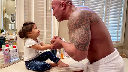 Dwayne Johnson Sings Maui's Rap Portion From Moana For Daughter Tia