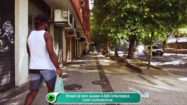 Brasil já tem quase 4.500 infectados com coronavírus