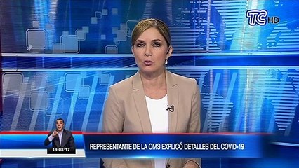 Representante de la OMS explicó detalles del COVID-19