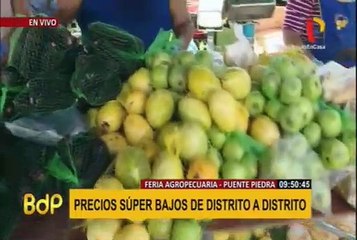 Largas colas para ingresar al mercado itinerante “De la chacra a la olla”