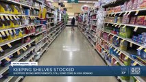 Keeping shelves stocked at Valley grocery stores