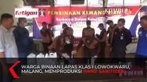 Hand Sanitizer dan Masker Kain Buatan Para Napi Lapas