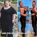 woman loses over 200 pounds Workiout at home