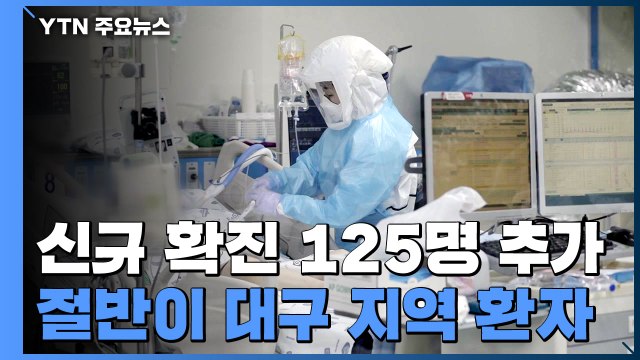 어제 125명 새로 확진...절반이 대구 지역 환자 / YTN