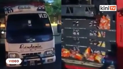 Lori bawa roti dicuri di KL, dijumpai di Terengganu
