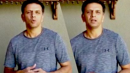 Rahul Dravid requests the citizens of India to stay indoors