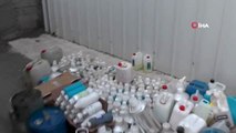 Erzincan'da sahte kolonya ve kişisel bakım ürünü operasyonu