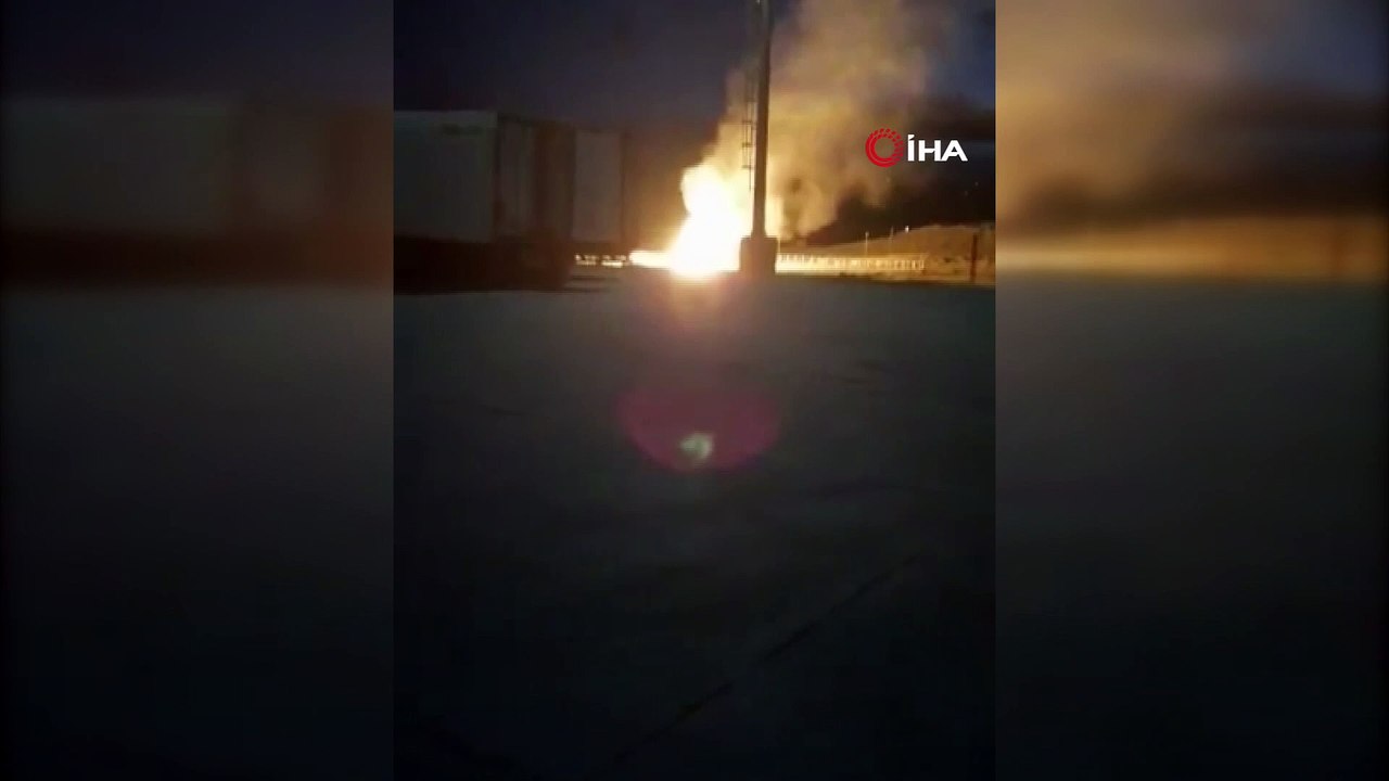 Ağrı’da doğalgaz boru hattı patladı