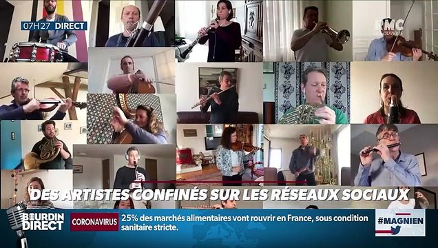#Magnien, la chronique des réseaux sociaux : Des artistes confinés sur les réseaux sociaux - 31/03