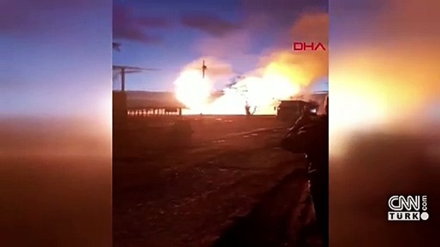 Ağrı- Gürbulak Sınır Kapısı'nda doğalgaz boru hattında patlama
