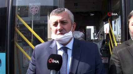 Özel halk otobüslerinde korona virüs önlemi