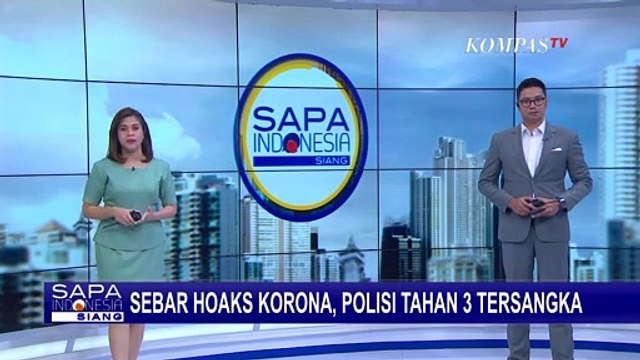 Sebar Hoaks Corona, Polisi Tahan 3 Tersangka