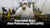 Proses Pembuatan APD Cegah Covid-19 di Jakarta Timur