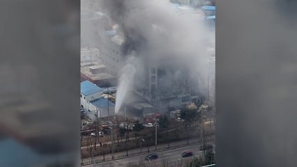 안산 폐기물처리 업체에 불...8명 병원 이송 / YTN