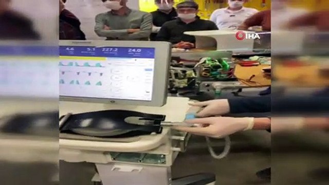Yerli solunum cihazında ilk prototip üretildi, ilk teslimat 15 Nisan'da