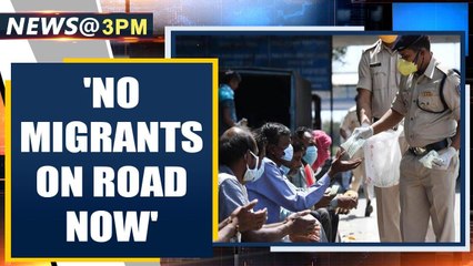 Télécharger la video: Centre tells SC: No migrants on roads now, all in shelters | Oneindia News