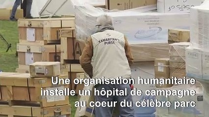 Coronavirus: à New York, un hôpital de campagne en plein Central Park