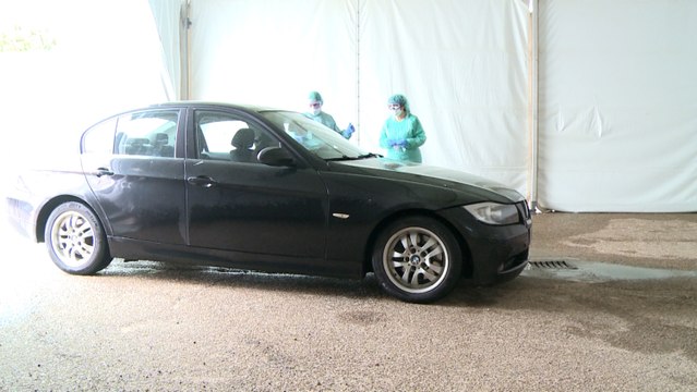 Hospital Don Benito-Villanueva optimiza la toma de muestras en carpa anexa