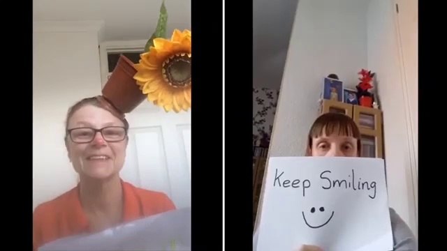 A clip from Easington Colliery Primary School's video for pupils