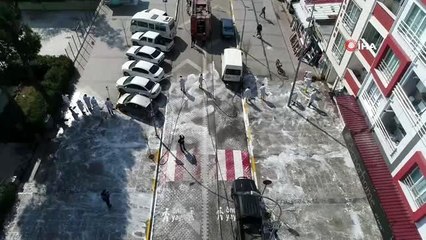 Biga Belediyesi'nden dezenfekte seferberliği