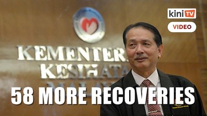 58 people recover from Covid-19 today