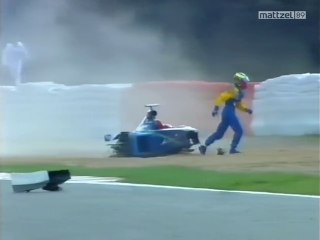 F1 1999 Spa-Francorchamps QLF Villeneuve Zonta Massive Crash