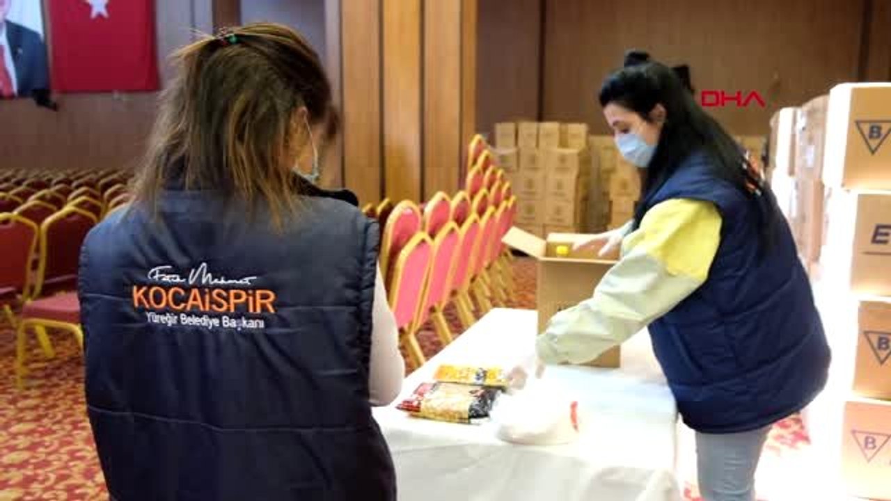 ADANA Yüreğir Belediyesi'nden 3 bin 500 aileye gıda desteği