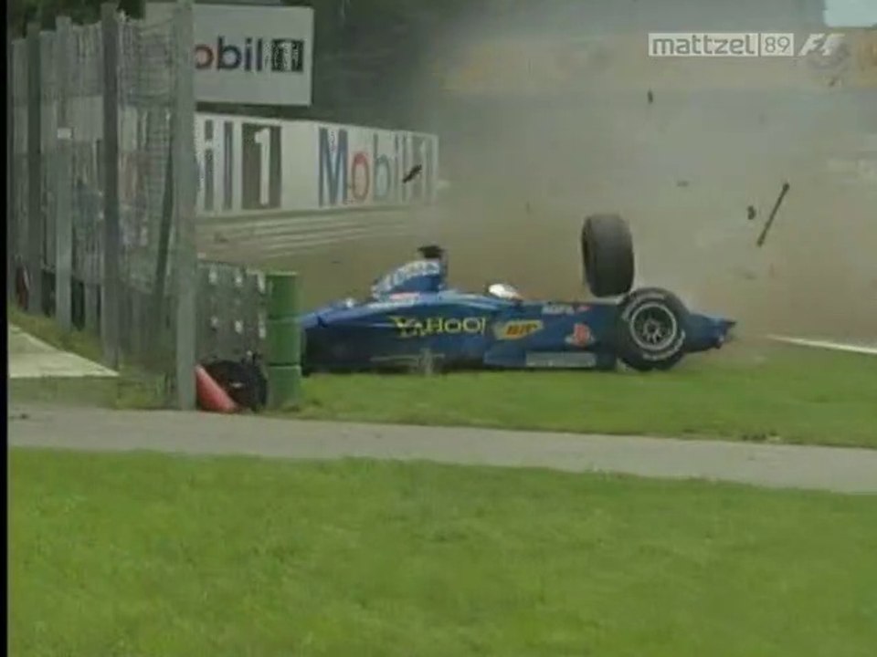 F1 2000 Hockenheim Race Alesi Huge Crash