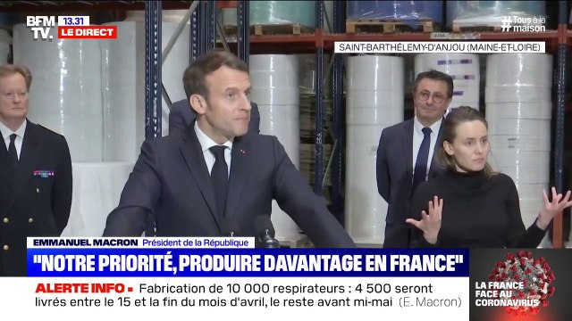 Emmanuel Macron: Quand on vit ce que l'on vit, on ne peut pas demander aux gens de l'avoir prévu il y a dix ans