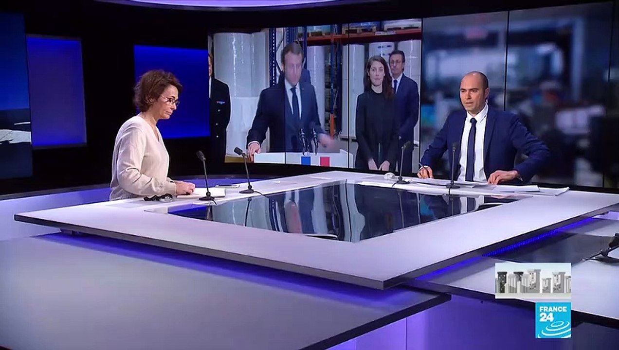 Coronavirus - Macron à Kolmi-Hopen : "Il faut produire davantage de masque en France pour réduire notre dépendance"