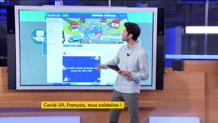 Coronavirus : la solidarité bat son plein en France