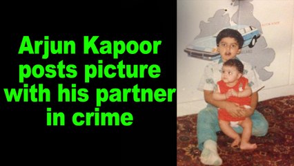 Arjun Kapoor posts picture with his parter in crime