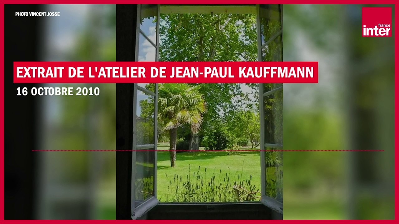 Jean-Paul Kauffmann, bon vin, écriture et corbeille - Les coulisses du  Grand Atelier - Vidéo Dailymotion