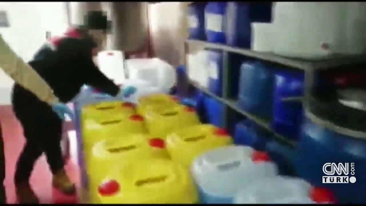 Sahte dezenfektan operasyonu