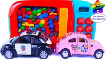 Toy Cars and Squishy Balls - Learn Colors Educational Video for Children