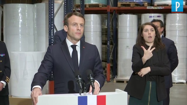 Production de Masques : Macron veut l’indépendance de la France «avant la fin de l’année »