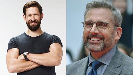 Feel-Good Show: John Krasinski Reunites With Co-Star Steve Carell