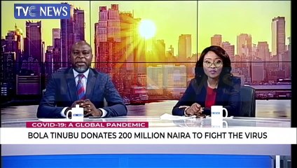 Tinubu donates N200m to fight Coronavirus