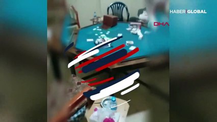 Karantinadan kaçıp kumar oynarken yakalandılar