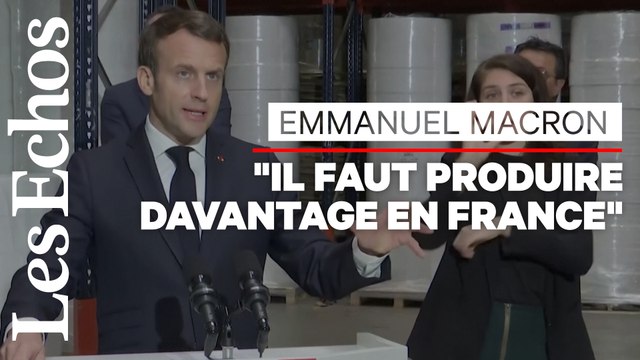 Produits stratégiques : Macron veut une souveraineté européenne