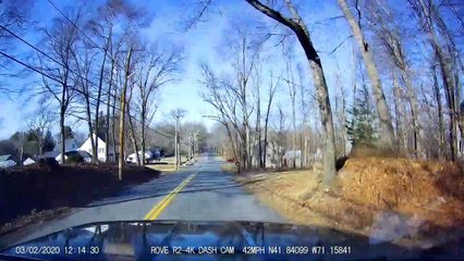 Car Pulls out in Front of Pickup at the Last Moment