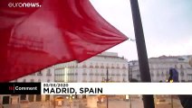 Ενός λεπτού σιγή στη Μαδρίτη για τα θύματα του κορονοϊού