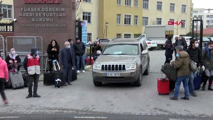 İSTANBUL'DAKİ KARANTİNA YURTLARINDAN TAHLİYE BAŞLADI aktüel görüntü